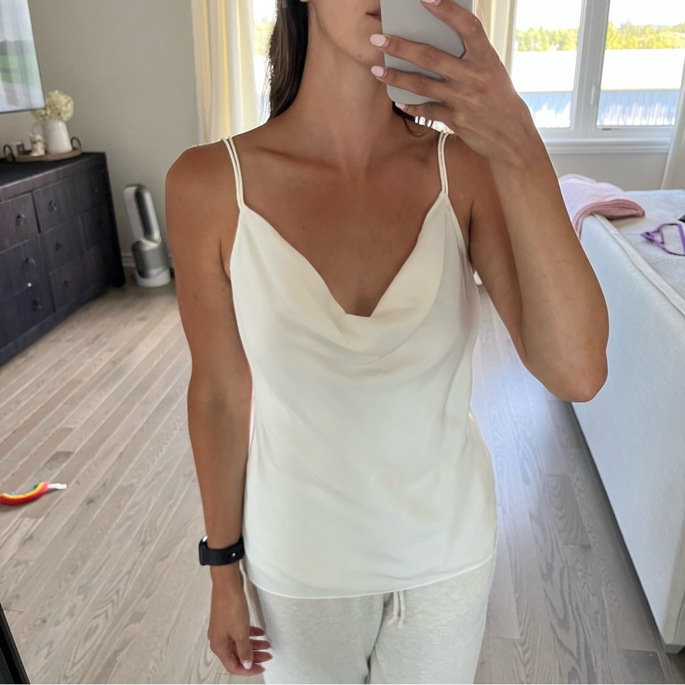 Elegant Cream Women's Top